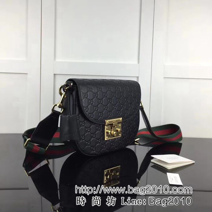 GUCCI古馳原單 新款專櫃品質原單皮質453189 克壓單肩斜挎包 HY1139